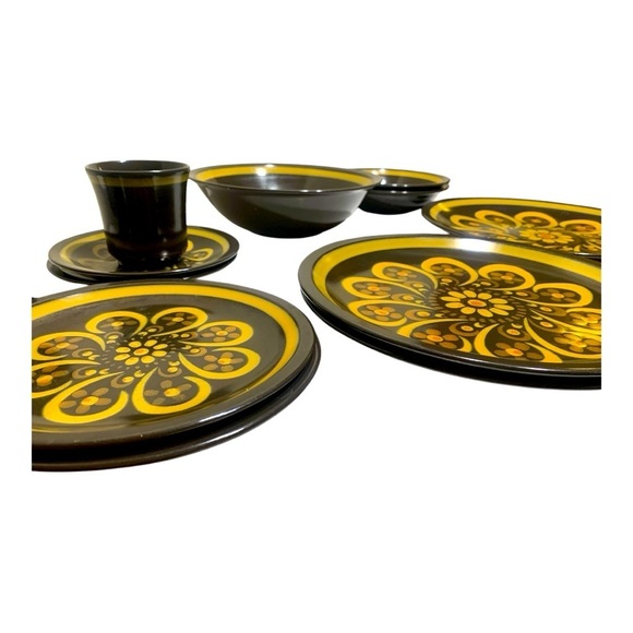 Vintage Mikasa Majorca “Lodi Pattern” #E2854 12 Piece Set - Picture 4 of 6